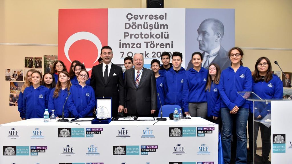 MEF Okulları Ulus Kampüsümüzde Beşiktaş Belediyesi'nin hediye etmiş olduğu 
