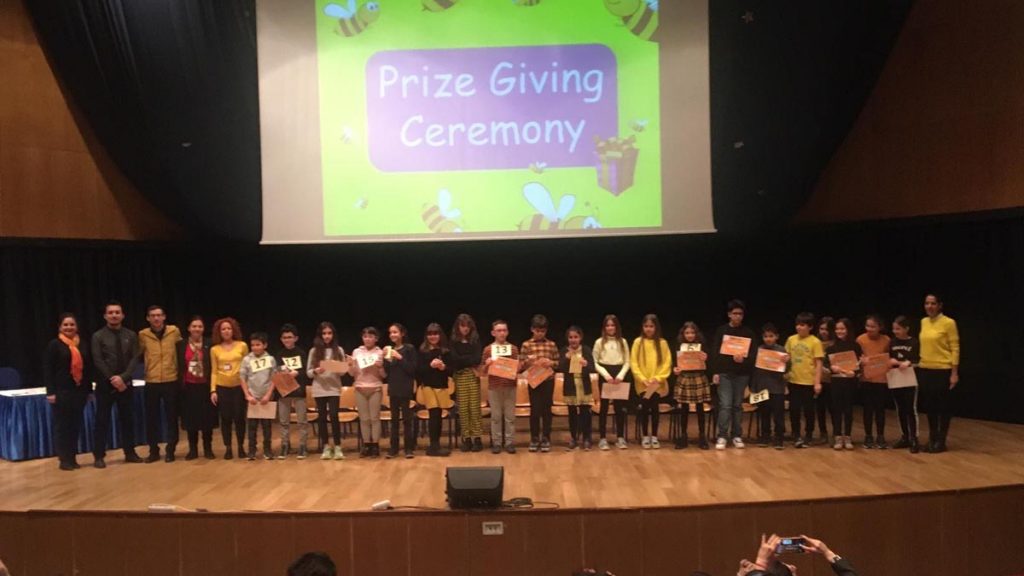 Ulus Kampüsü Ortaokulu 5. sınıflar düzeyinde gerçekleştirdiğimiz Spelling Bee yarışması...