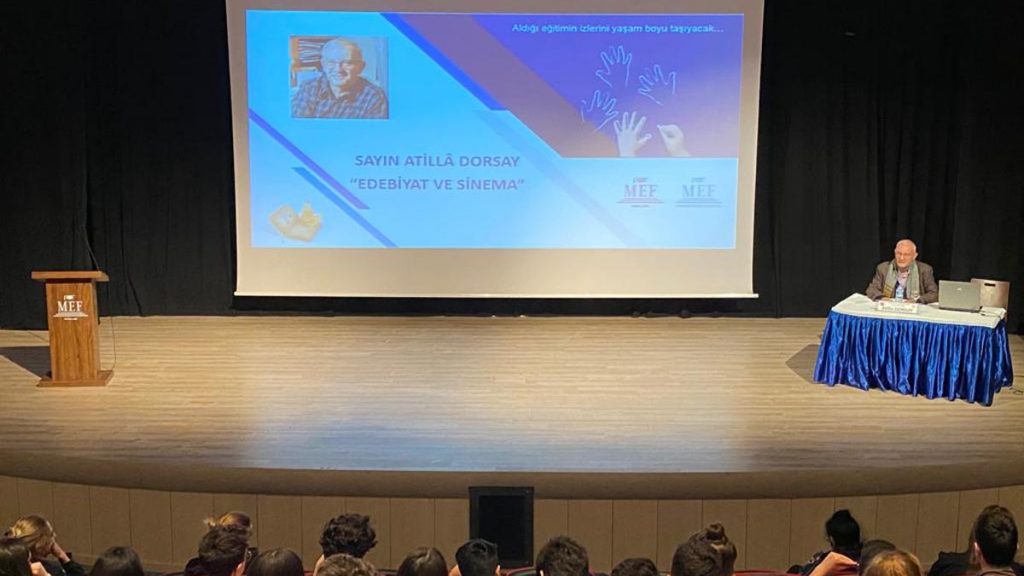 Bahçeşehir Kampüsü Lise öğrencilerimiz ve velilerimiz, 7. MEF Okulları Kitap Fuarı ve Söyleşi Günleri kapsamında Türk sinema eleştirisinin...