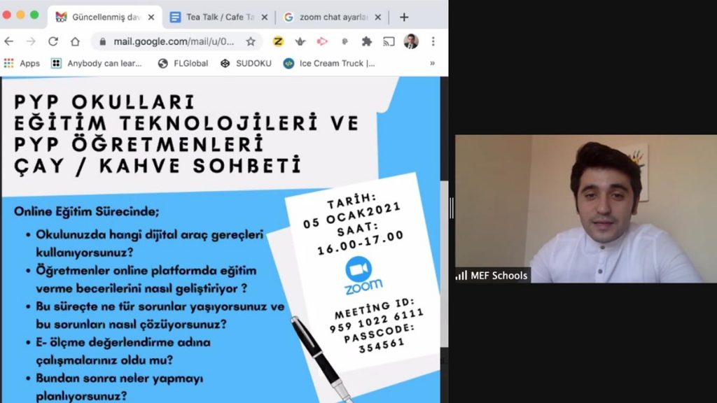Covid-19 sürecinde online eğitime devam eden PYP Okulları öğretmenleri...