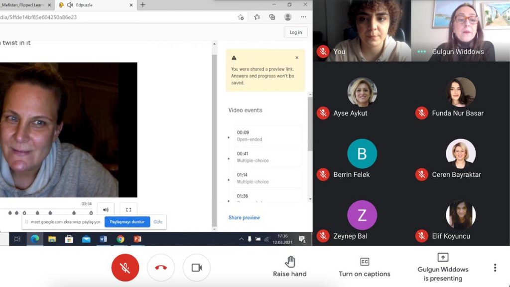 MEF Üniversitesi bünyesinde kullanılan 'Flipped Learning' 'Ters Yüz Edilmiş Eğitim' ile ilgili yöntem...