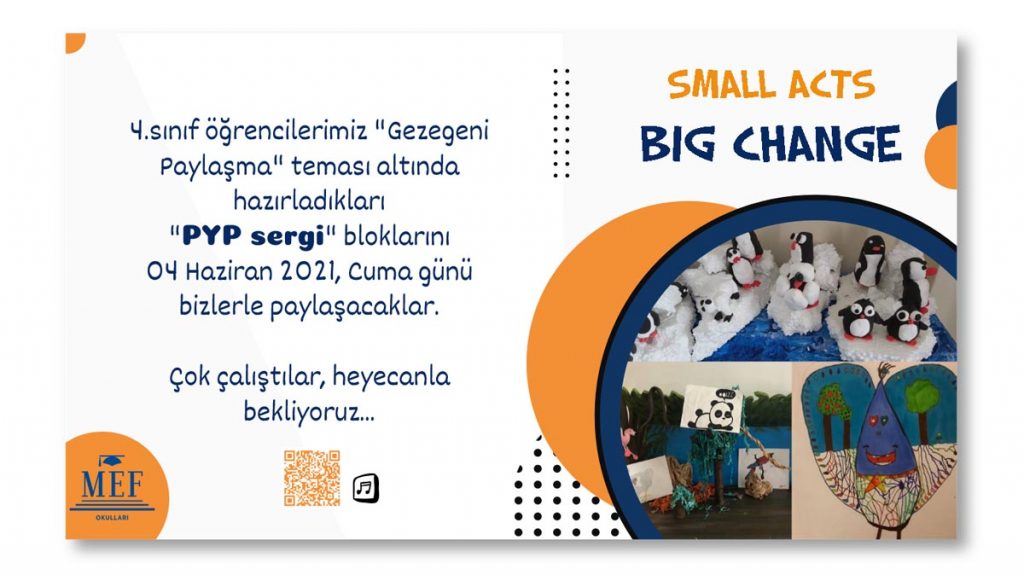 “Small acts, BIG CHANGE”...