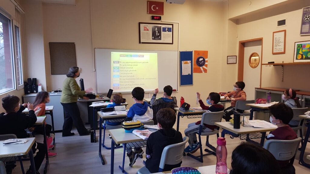 Ulus Kampüsü 4. sınıf öğrencilerimiz Ortaokul binamızda...