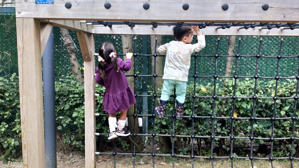 MEF Kindergarten bahçesinde çocuklarımız doğadan topladıkları...