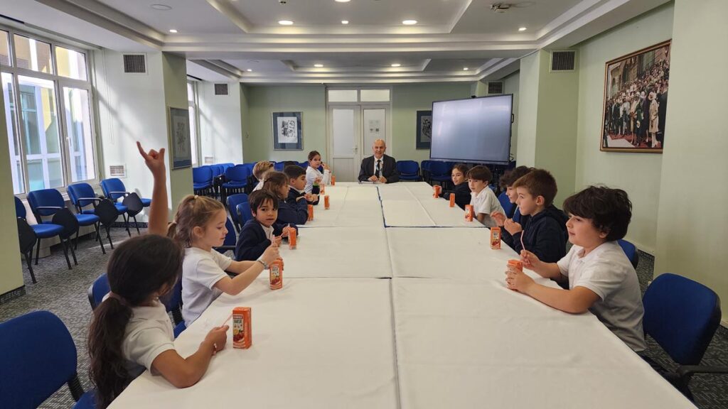 Our General Manager, Mr. Fikret Mulhan, met with the Ulus Campus MEF Schools Student Management Boards...